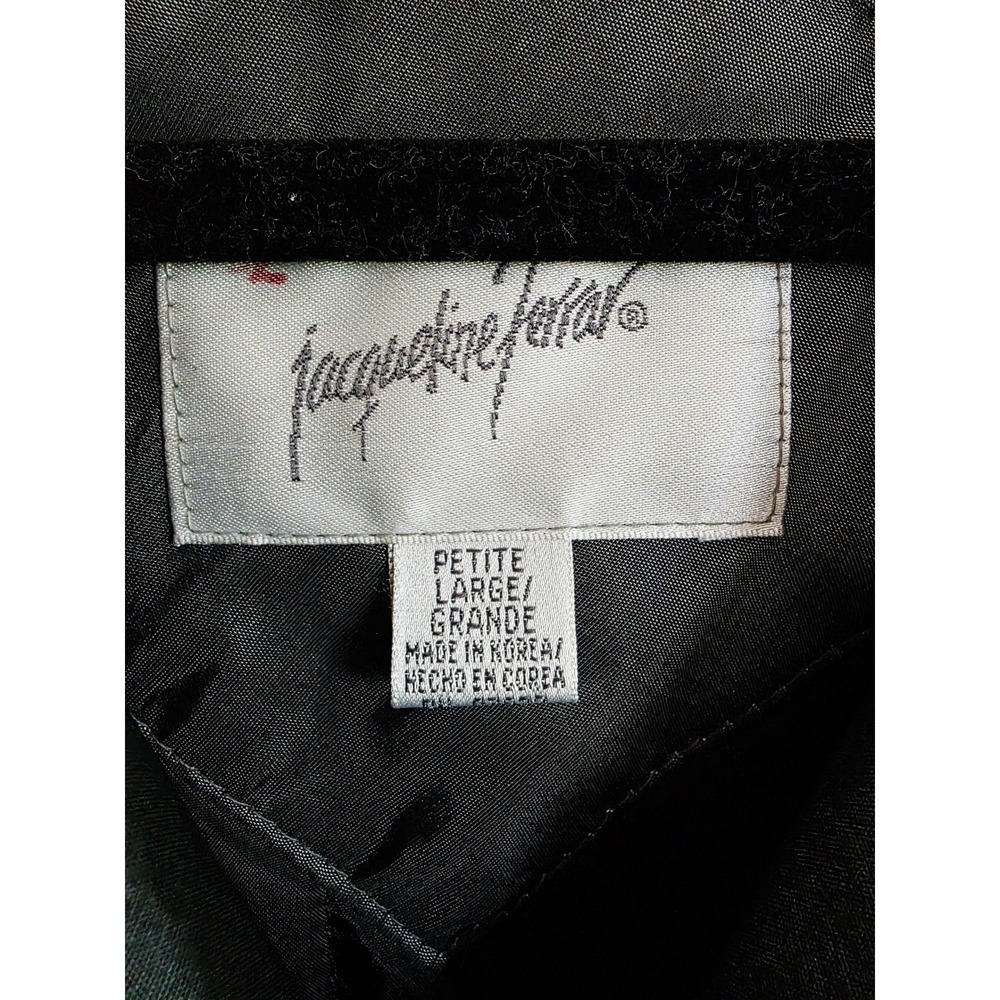 Jacqueline Ferrar PL Jacket Petite Large Silver Gray Metallic Belted Zip Up NEW - Picture 6 of 11